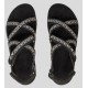 Hannah Fria W anthracite dámské páskové sandále - broušená stélka - vhodné i do vody 5