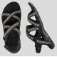 Hannah Fria W anthracite dámské páskové sandále - broušená stélka - vhodné i do vody 6