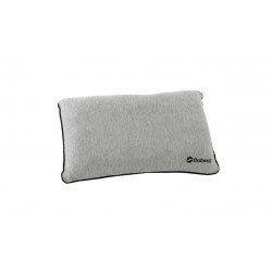 Outwell Memory Pillow šedá cestovní polštářek s paměťovou pěnou a výplní z mikrokuliček
