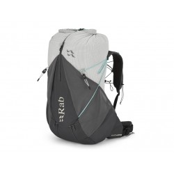 Rab Muon ND 40 pewter/graphene ultralehký dámský turistický batoh s rolovacím uzávěrem