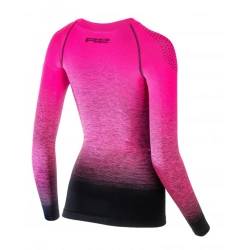 R2 ATF206A Musa pink black damske funkcni termo triko dlouhy rukav 1
