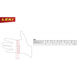 _Leki Performance 3D GTX black panske nepromokave lyzarske rukavice Primaloft zmereno