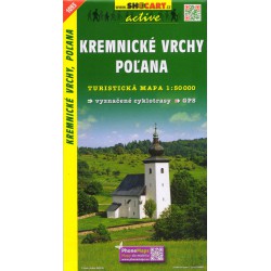 SHOCart 1093 Kremnické vrchy, Poľana 1:50 000 turistická mapa