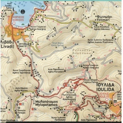 TERRAIN 301 Kea   Tzia 25 000 turisticka mapa reckeho ostrova ze souostrovi Kyklady 1