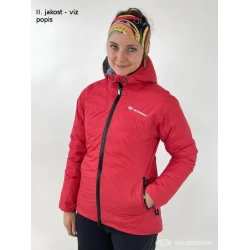 Sir Joseph Sarek Lady red II. jakost -lehka damska perova nepromokava zimni bunda 1