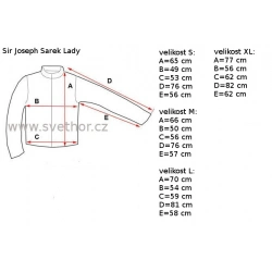 _Sir Joseph Sarek Lady red II. jakost -lehka damska perova nepromokava zimni bunda zmereno