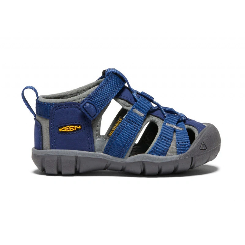 Keen Seacamp II CNX Tots blue depths gargoyle detske outdoorove sandaly i do vody