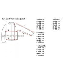 _High Point Trail Pertex Jacket black panska sbalitelna vetrovka bez kapuce Pertex zmereno