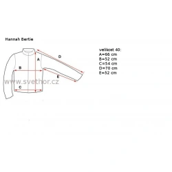 _Hannah Bertie blue nights vintage indigo damska zimni vodeodolna lyzarska bunda zmereno