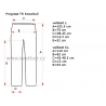 _Progres Snowbull cerna panske vetruodolne elasticke softshellove kalhoty na bezky zmeren