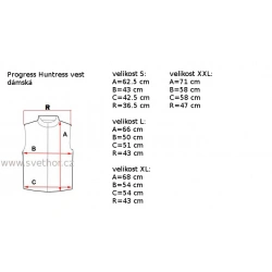 _Progres Huntres vest cerna damska softshellova technicka vesta s microfleesem zmereno