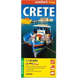 TerraQuest Kreta Crete 150 000 turisticka mapa