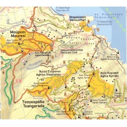 TERRAIN 218 Central Pelion 25 000 turisticka mapa2