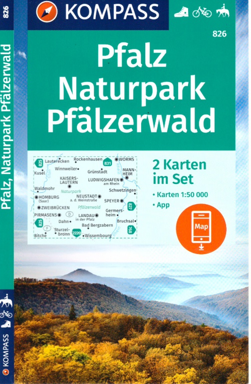 Kompas 888 Schwarzwald 50 000