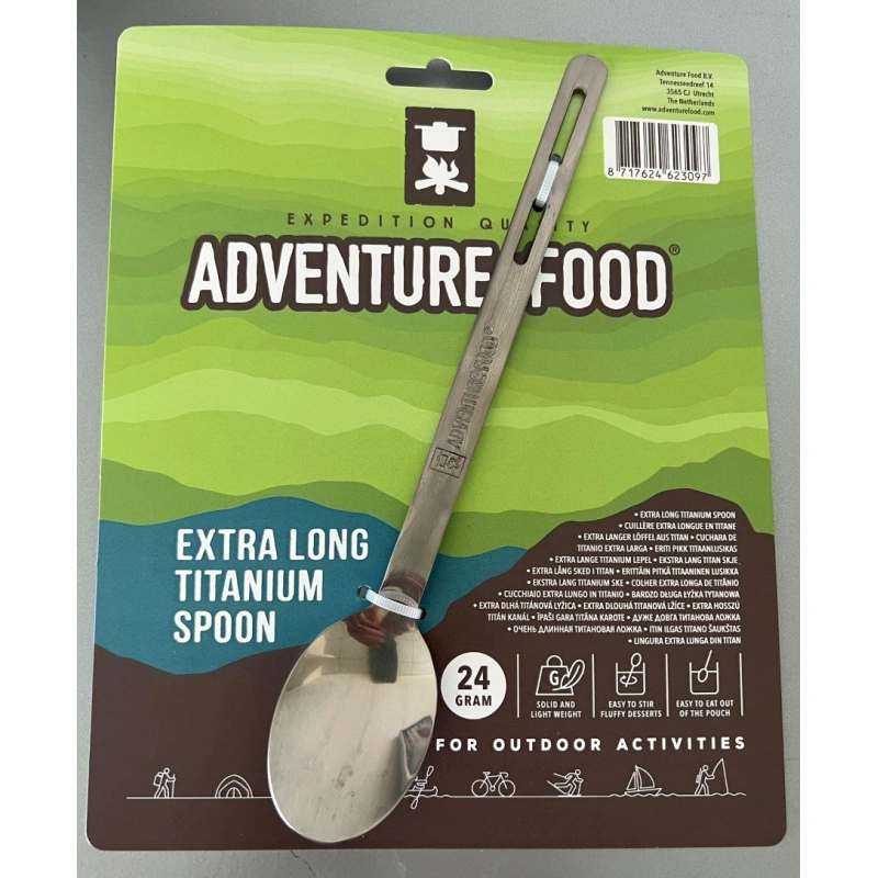 Adventure Food Extra Long Titanium Spoon extra dlouha titanova lzice