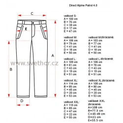 _Direct Alpine Patrol 4.0 anthracite panske turisticke kalhoty zmereno