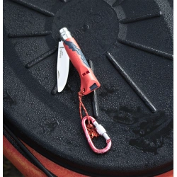 OPINEL VR N°07 Outdoor junior cervena detsky zaviraci nuz s pistalkou - cepel 7 cm 3