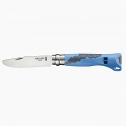 OPINEL VR N°07 Outdoor junior modra detsky zaviraci nuz s pistalkou - cepel 8 cm 1