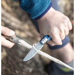 OPINEL VR N°07 Outdoor junior modra detsky zaviraci nuz s pistalkou - cepel 8 cm 2