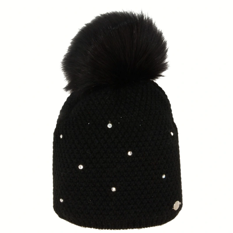 Relax Crystal RKH105D damska detska zimni pletena cepice s vnitrni fleecovou celenkou