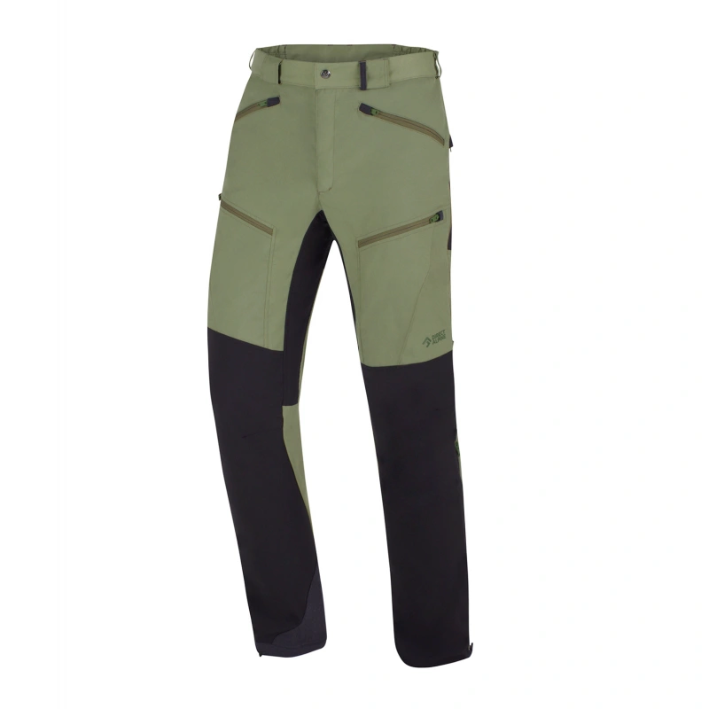 Direct Alpine Fraser khaki black panske odolne outdoorove turisticke kalhoty