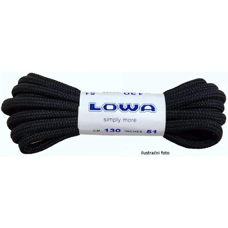 Lowa tkanicky do bot 150 cm black kulate