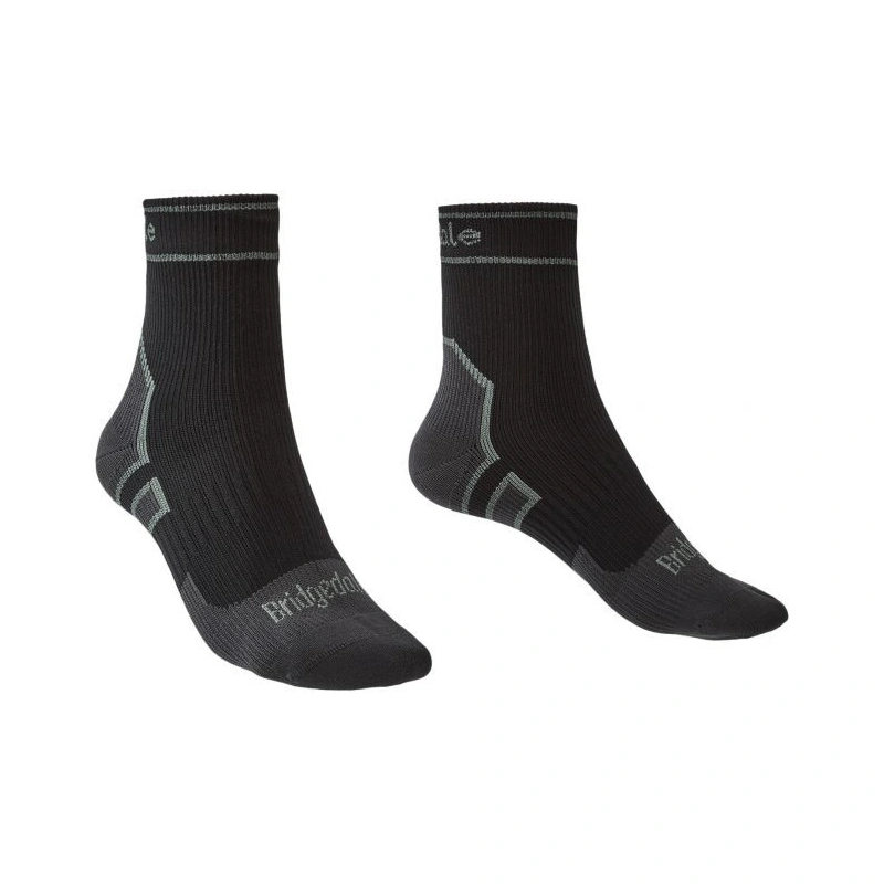 Bridgedale Storm Sock LW Ankle black nepromokave ponozky Merino unisex