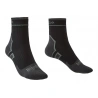 Bridgedale Storm Sock LW Ankle black nepromokave ponozky Merino unisex