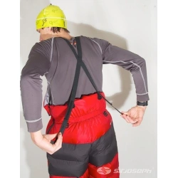 Sir Joseph Rak cervena unisex nepromokave zimni perove kalhoty Exel Dry Light 100 3