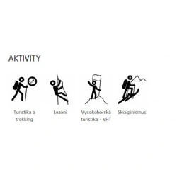 High Point Cliff Pants Black panske nepromokave outdoorove kalhoty Pertex 67