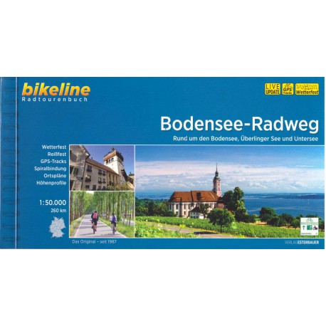 Bikeline Bodamská cyklostezka (Bodensee-Radweg) 1:50 000 cykloprůvodce
