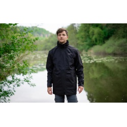 Husky Nevr M black cerna panska vodeodolna hardshell outdoorova bunda kabat 3