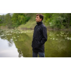 Husky Nevr M black cerna panska vodeodolna hardshell outdoorova bunda kabat 5