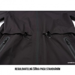Husky Nevr M black cerna panska vodeodolna hardshell outdoorova bunda kabat 8