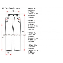 _High Point Dash 5.0 Pants laurel khaki panske turisticke kalhoty zmereno