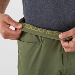 Salomon Wayfarer Tapered Pants M olive night C14888 panske lehke turisticke kalhoty5