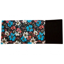 Novia multifunkcni satek fleece 105 kvetinovy vzor zimni tubus