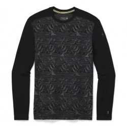 Smartwool M Merino 250 Baselayer Pattern Crew black bryan iguchi mountains pansky rolak