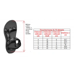 _Teva Hurricane XLT2 W 1019235 CBWHT damske sandaly i do vody zmer