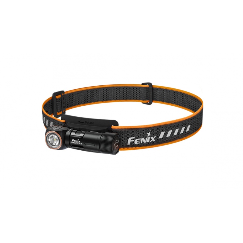 Fenix HM23 V20 spickova celovka na tuzkove baterie bile i cervene svetlo