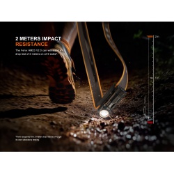 Fenix HM23 V20 spickova celovka na tuzkove baterie bile i cervene svetlo 13