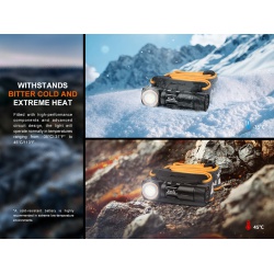 Fenix HM23 V20 spickova celovka na tuzkove baterie bile i cervene svetlo 14