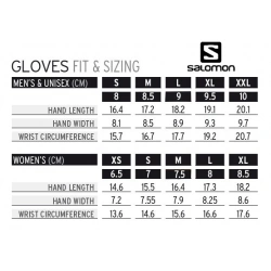 Salomon Propeller Long M black galet grey C11820 panske lyzarske rukavice 1