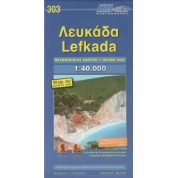 ORAMA 303 Lefkada 40 000 turisticka mapa