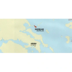 TERRAIN 320 Skopelos 25 000 turisticka mapa 1