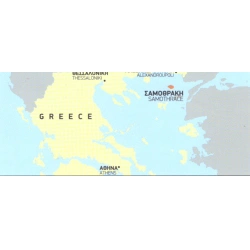 TERRAIN 324 Samothrace Samothraki 25 000 turisticka mapa 1