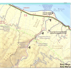 TERRAIN 324 Samothrace Samothraki 25 000 turisticka mapa 3