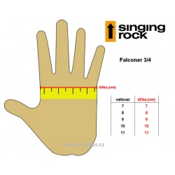 _Singing Rock Falconer 3 4 unisex ferratove a lezecke rukavice