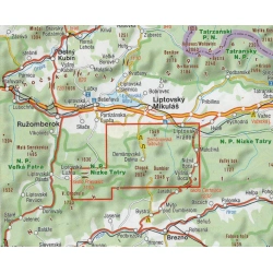 SHOCart 703 Nizke Tatry 25 000 turisticka mapa oblast