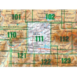 VKu 111 Chocske vrchy 50 000 turisticka mapa 1